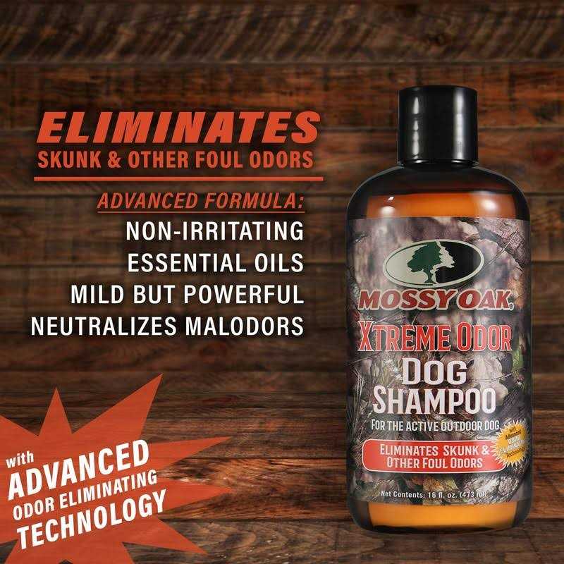 Mossy Oak Xtreme Odor Dog Shampoo - Healthber