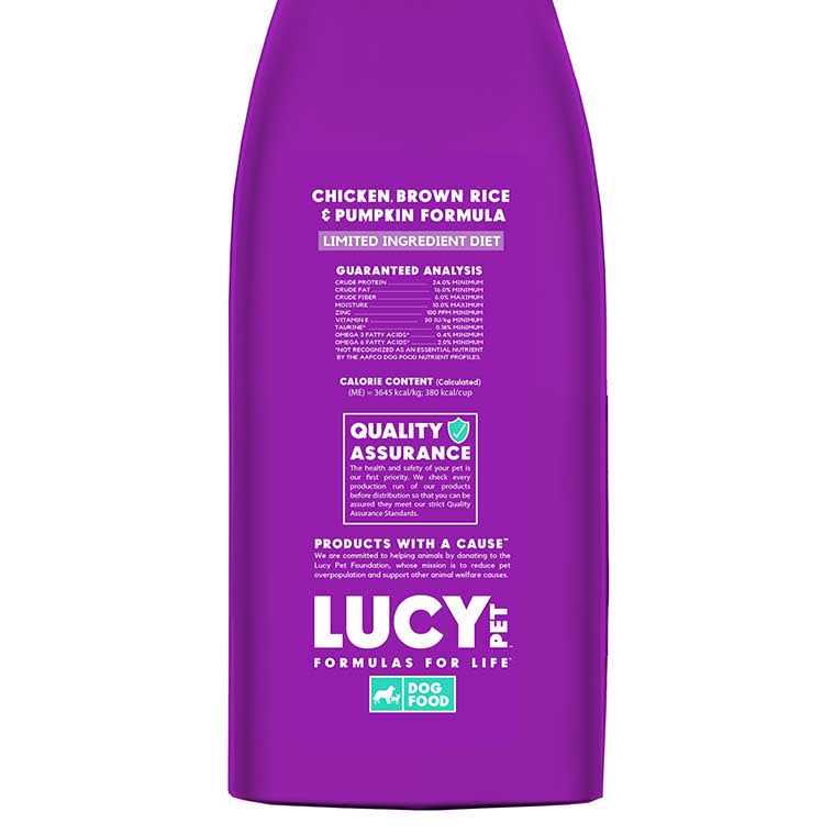 Lucy Pet Formula for Life Chicken Brown Rice & Pumpkin Dry Dog Food - Healthber