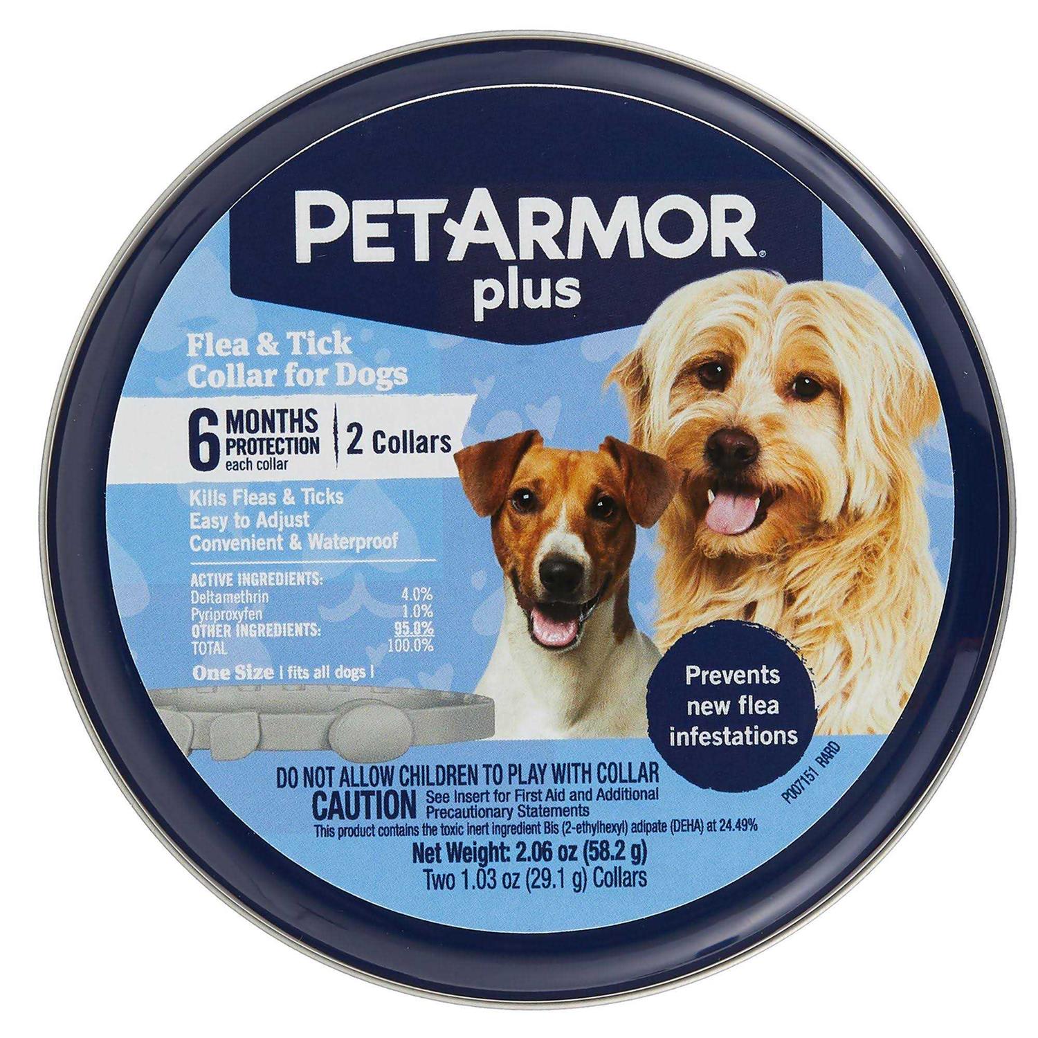 PetArmor Plus Flea & Tick Collar for Dogs - Healthber