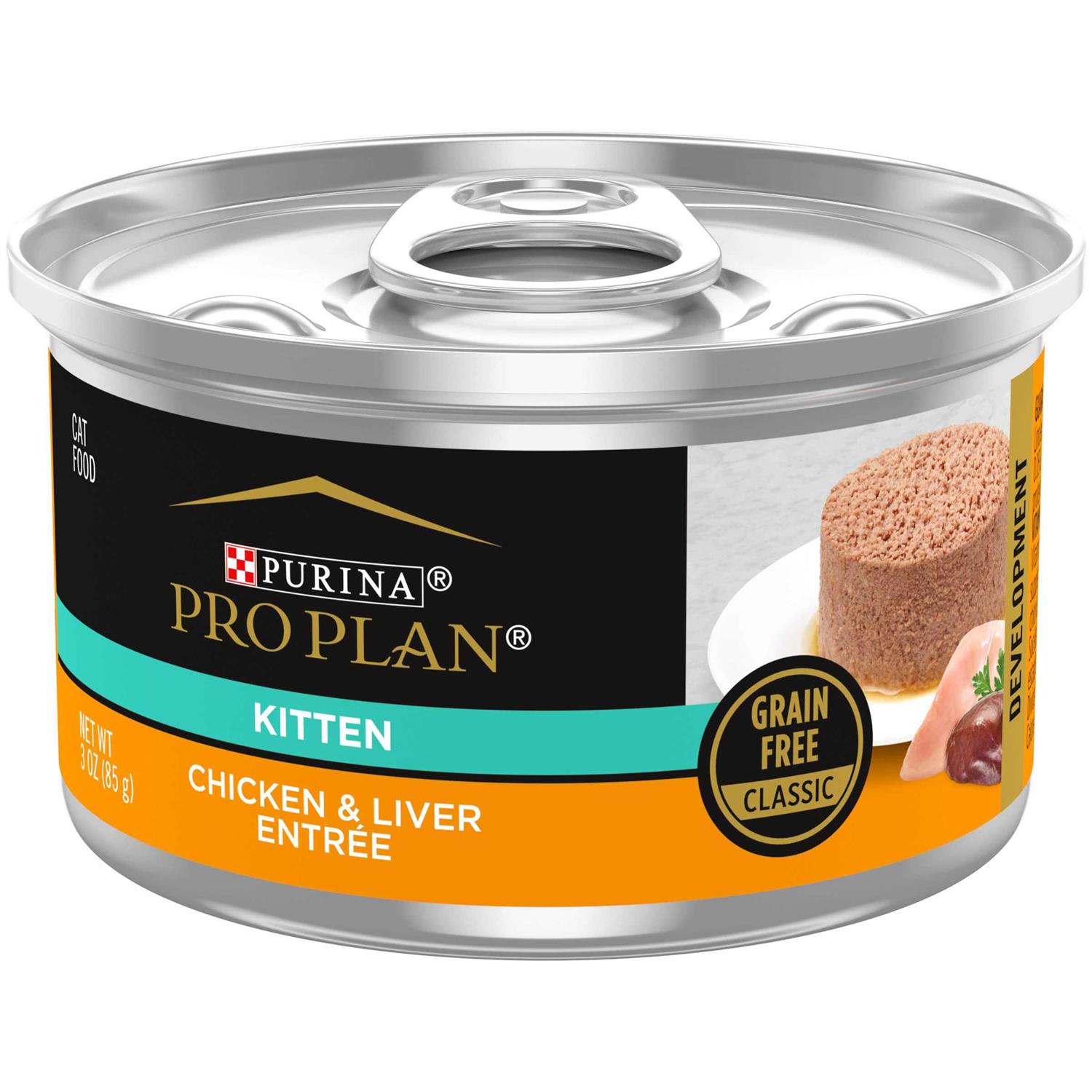 Purina Pro Plan Grain Free Pate Wet Kitten Food - Healthber