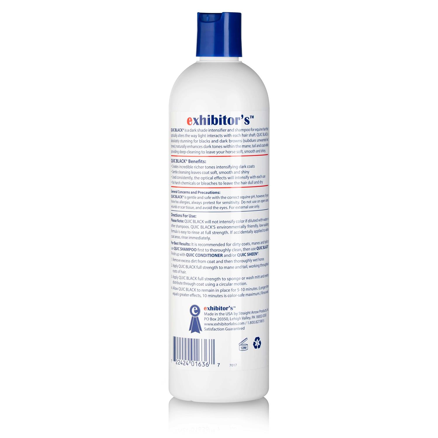 Exhibitor’s Quic Black Shampoo - Healthber