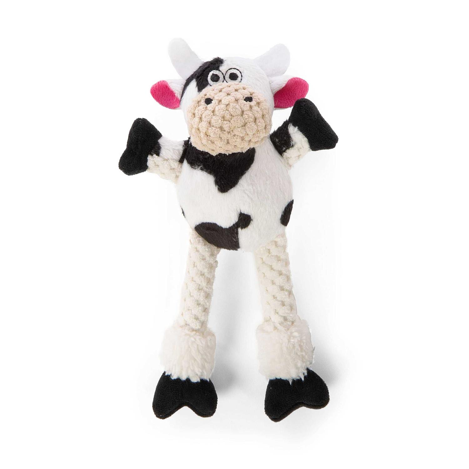 goDog Checkers Skinny Cow Dog Toy - Healthber