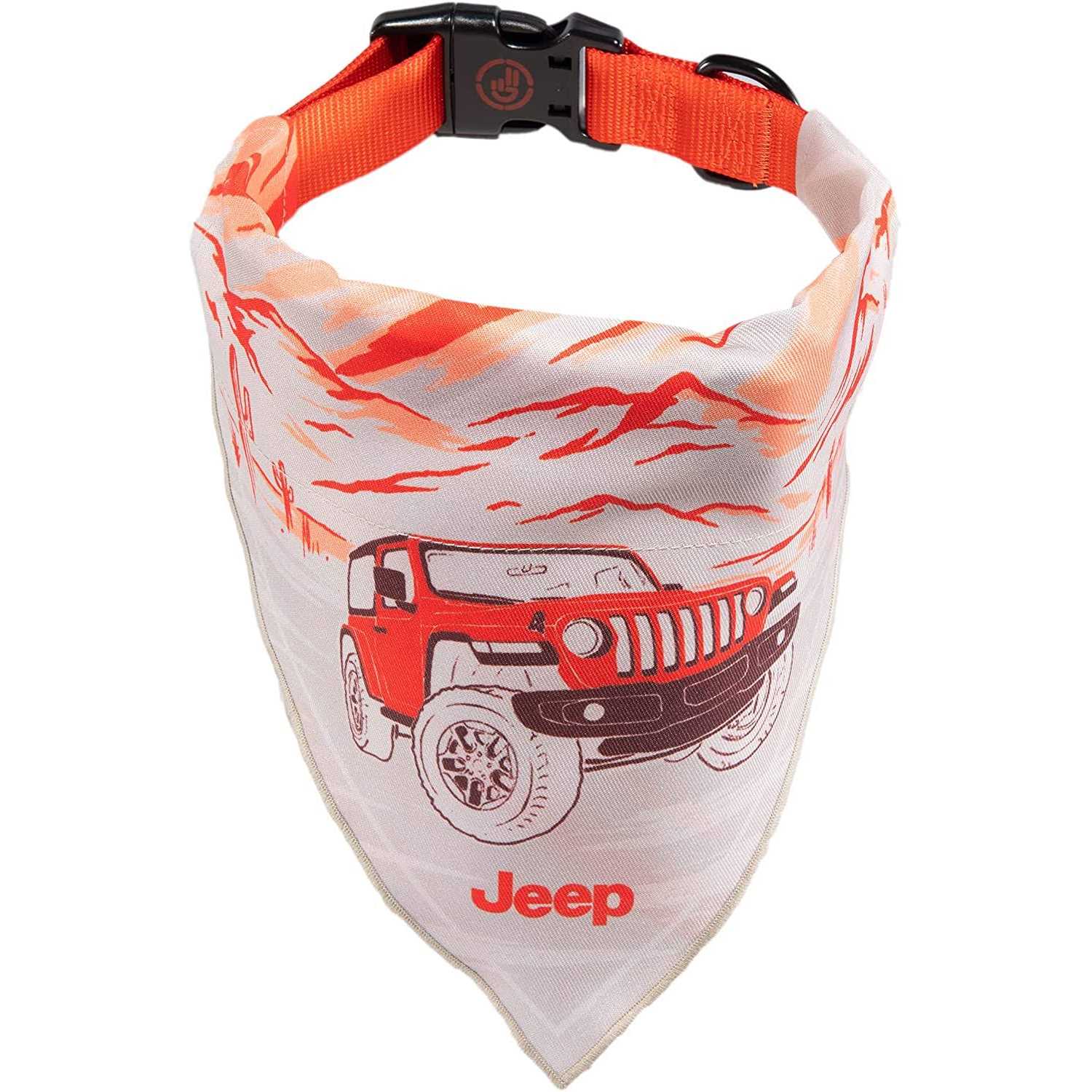 Jeep Backroads Bandana Dog Collar - Healthber