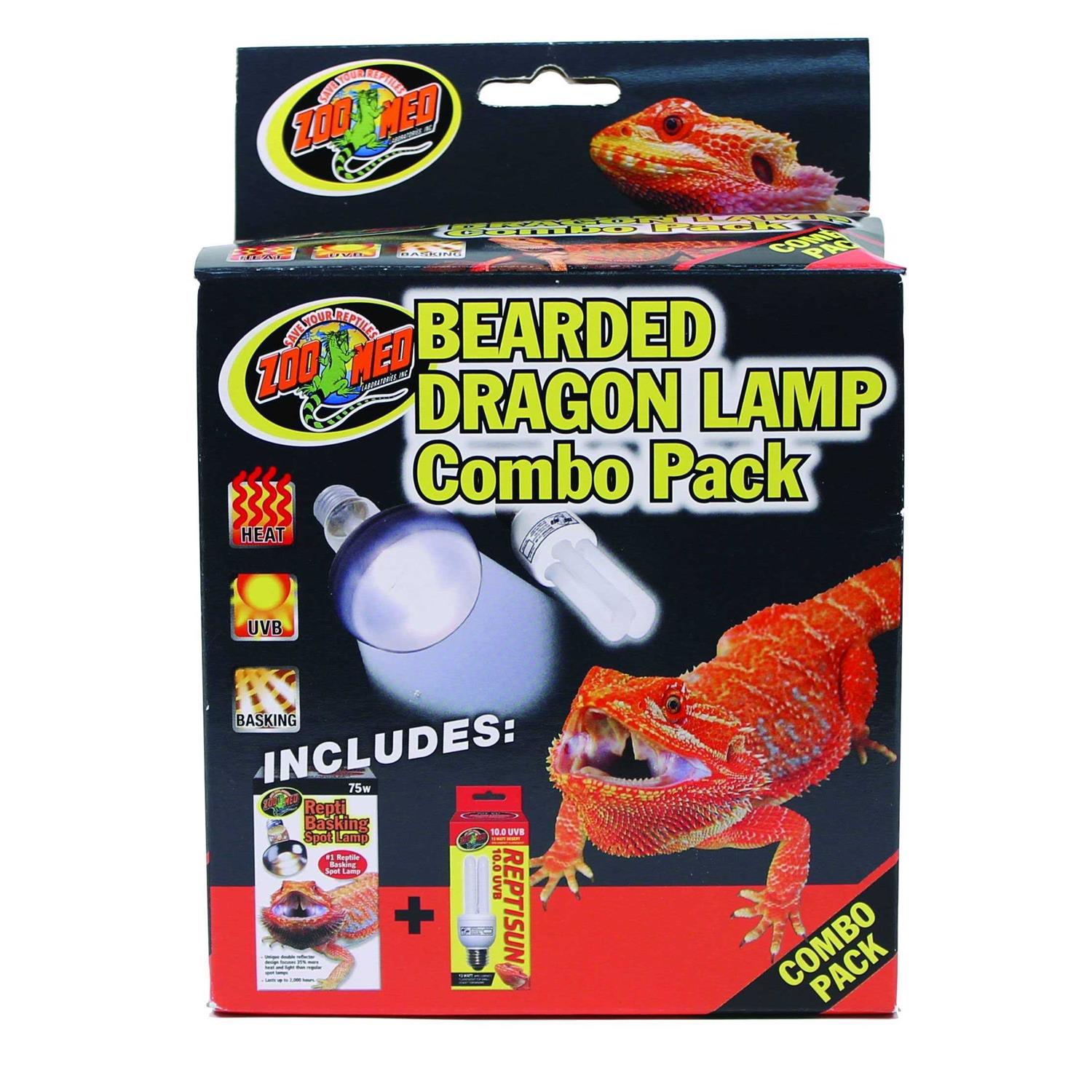 Zoo Med Bearded Dragon Lamp Combo Pack - Healthber
