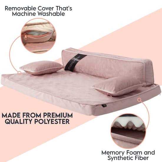 Precious Tails Modern Pet Sofa Bed - Healthber