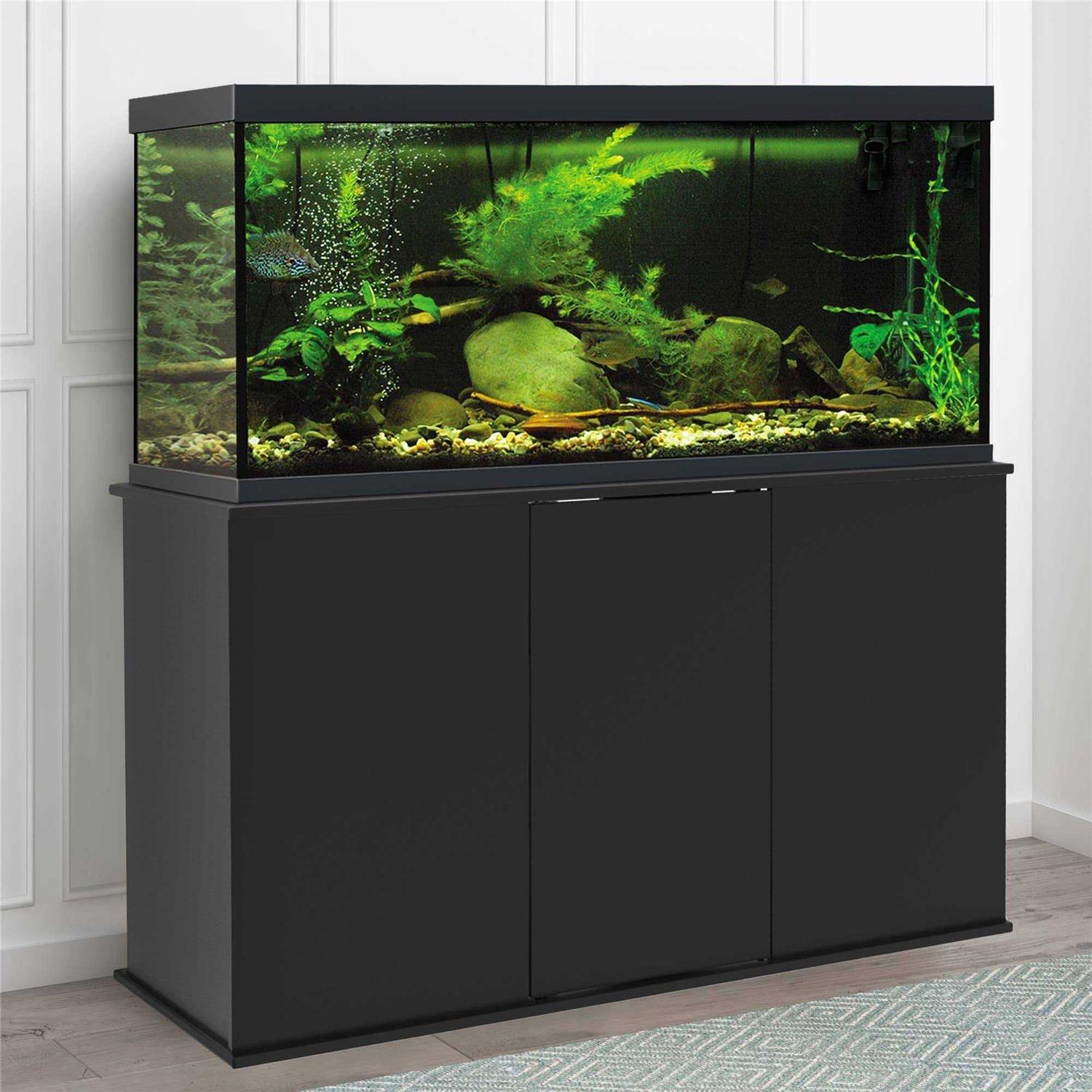 Aquatic Fundamentals 75/90 Gallon Wood Aquarium Stand - Healthber