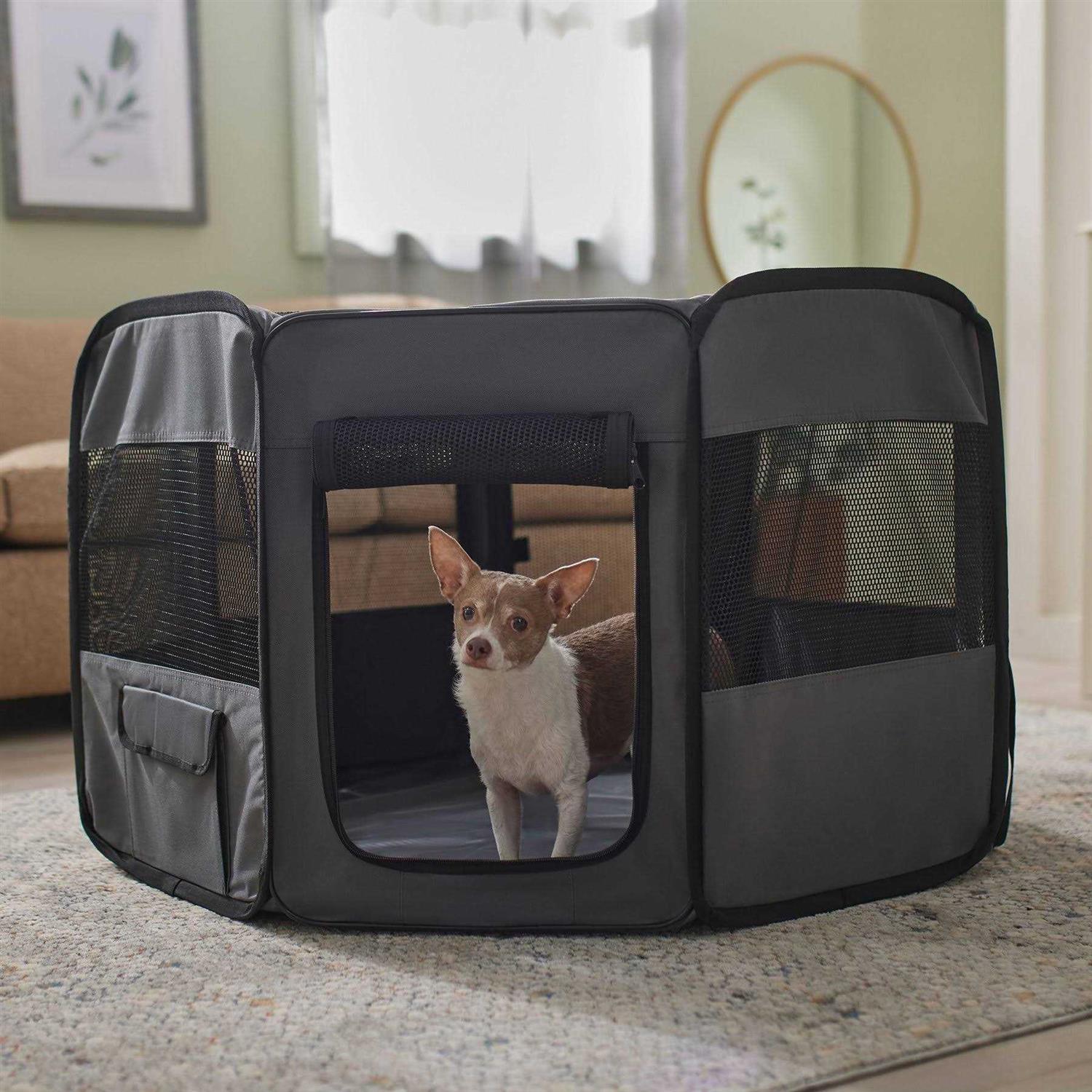 Frisco Soft-Sided Dog Cat Exercise Playpen - Healthber