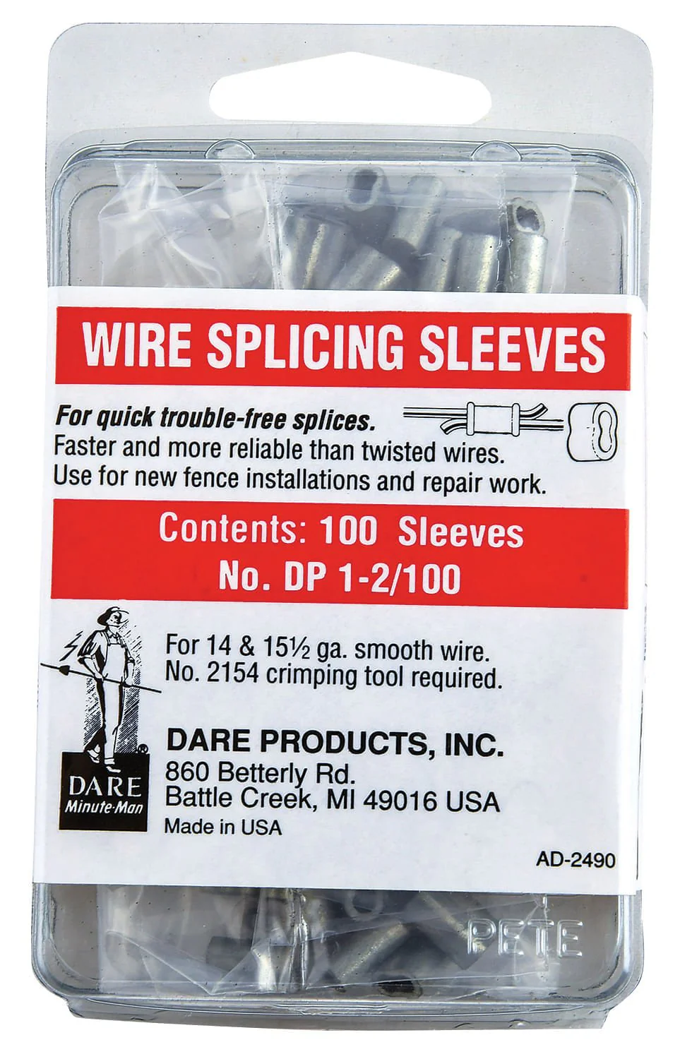 Dare Wire Splicing Sleeves Pack - Healthber