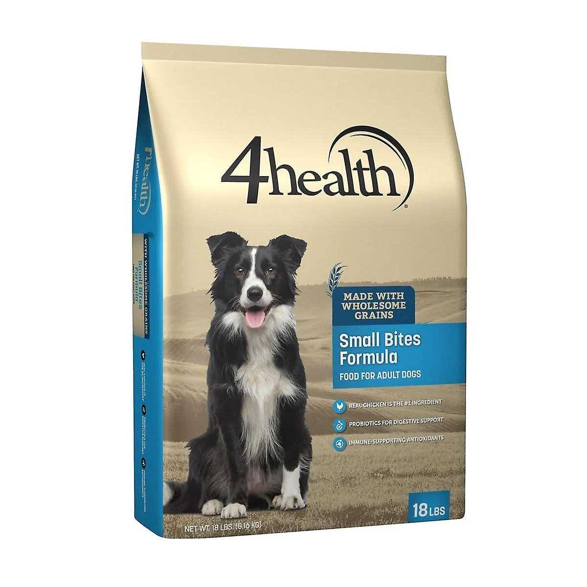 4health with Wholesome Grains Small Bites Adult Chicken Formula Dry Dog Food - Healthber
