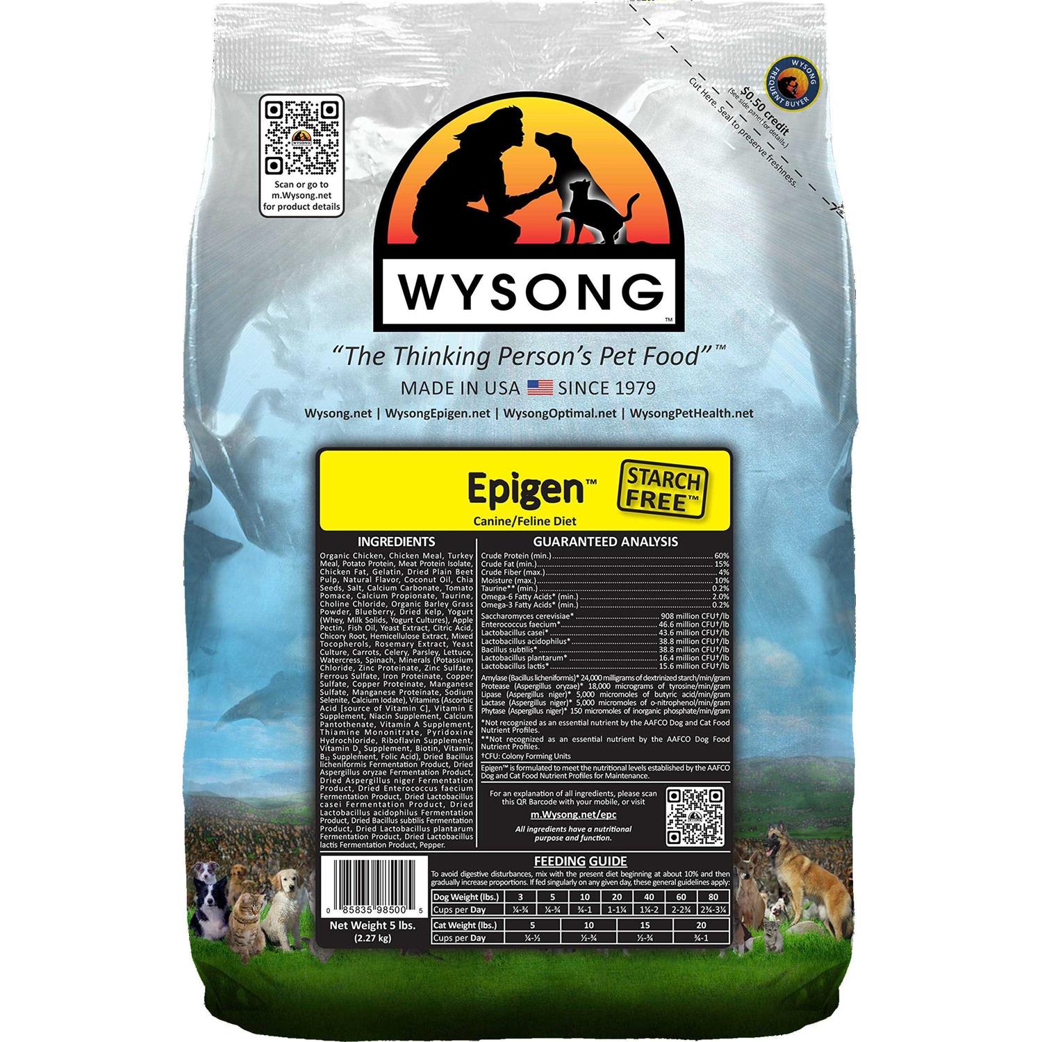 Wysong Epigen Canine/Feline Dry Diet - Healthber