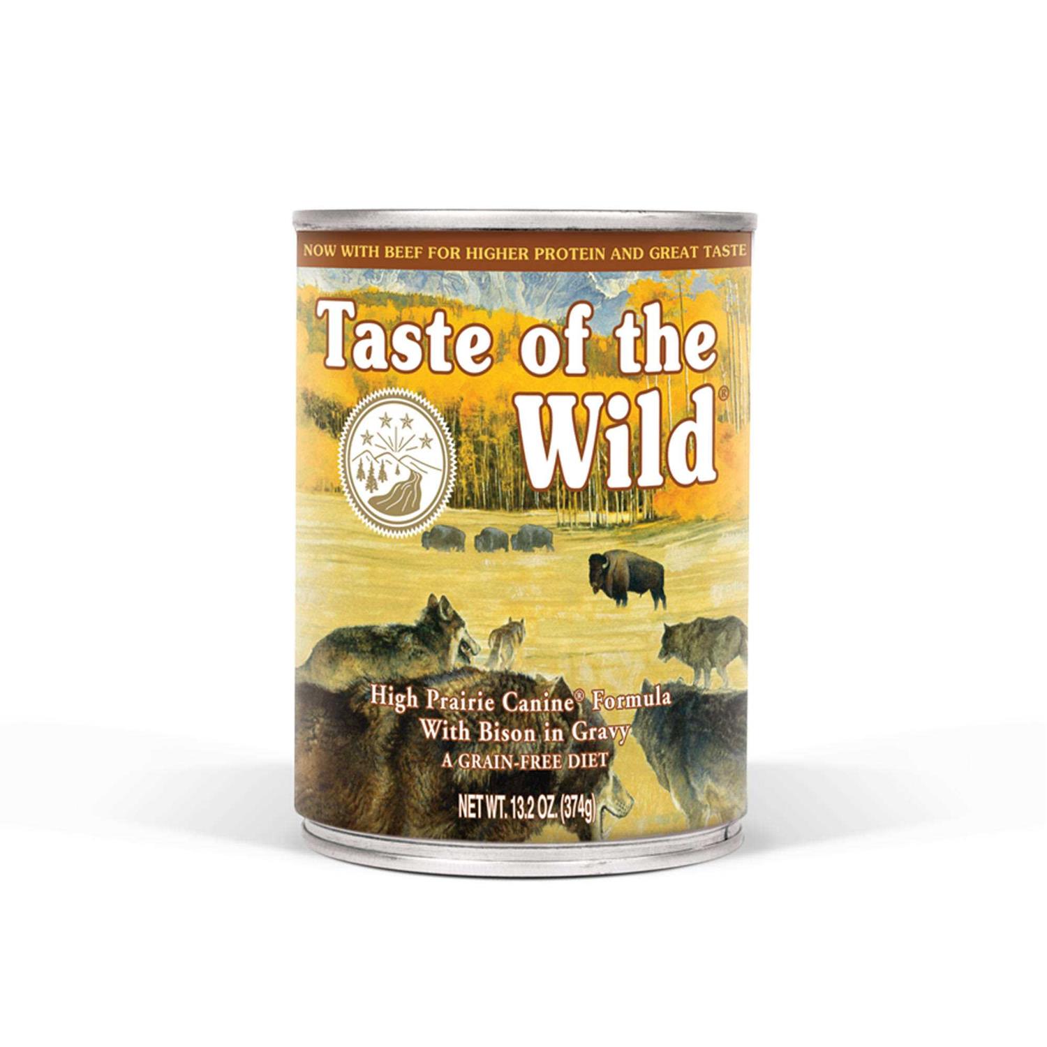 Taste of the Wild High Prairie Canned Dog Food - Healthber