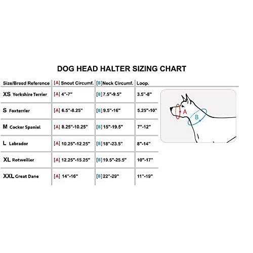 Dogs My Love Dog Head Collar Halter Sizes - Healthber