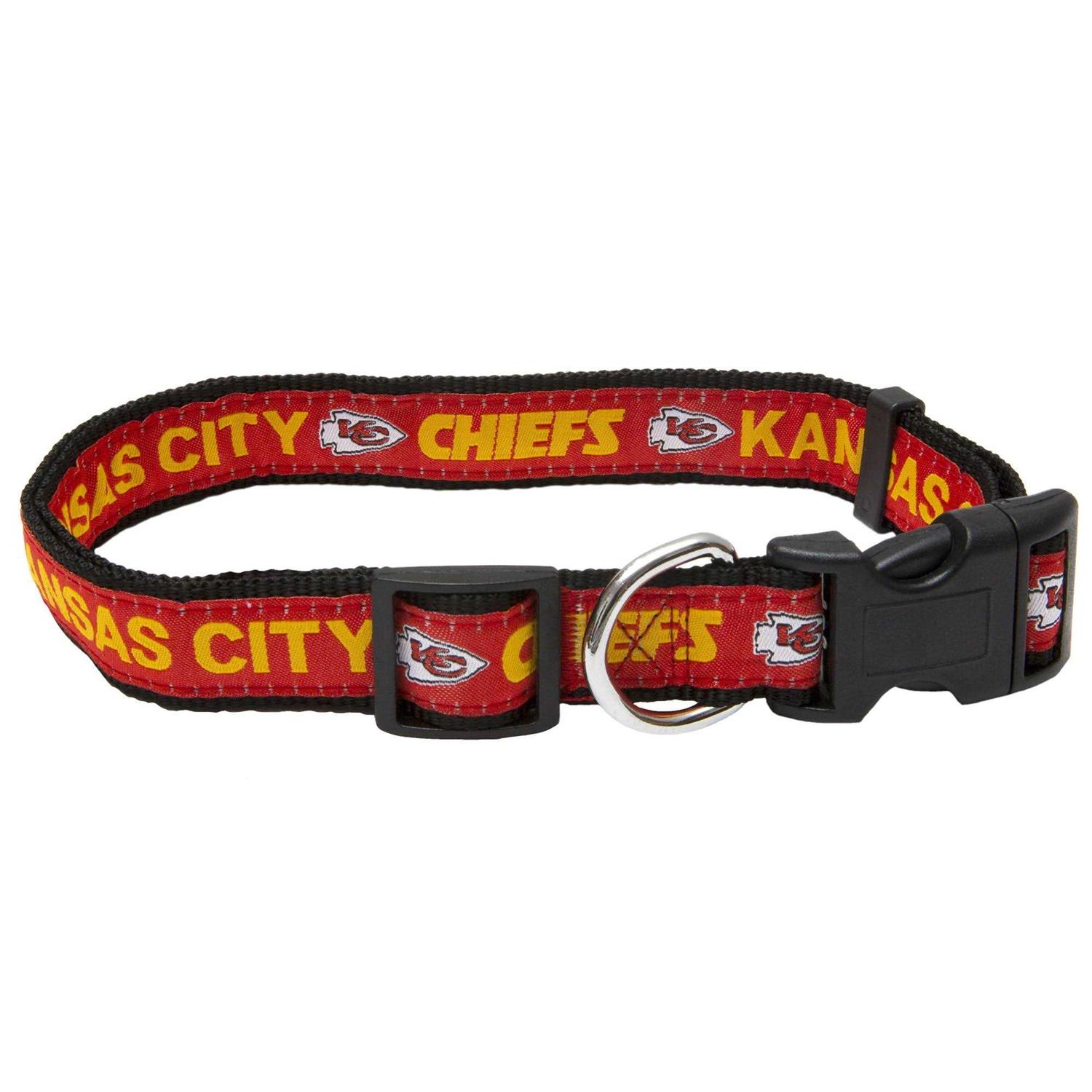 Pets First Kansas City Chiefs Dog Collar - Healthber