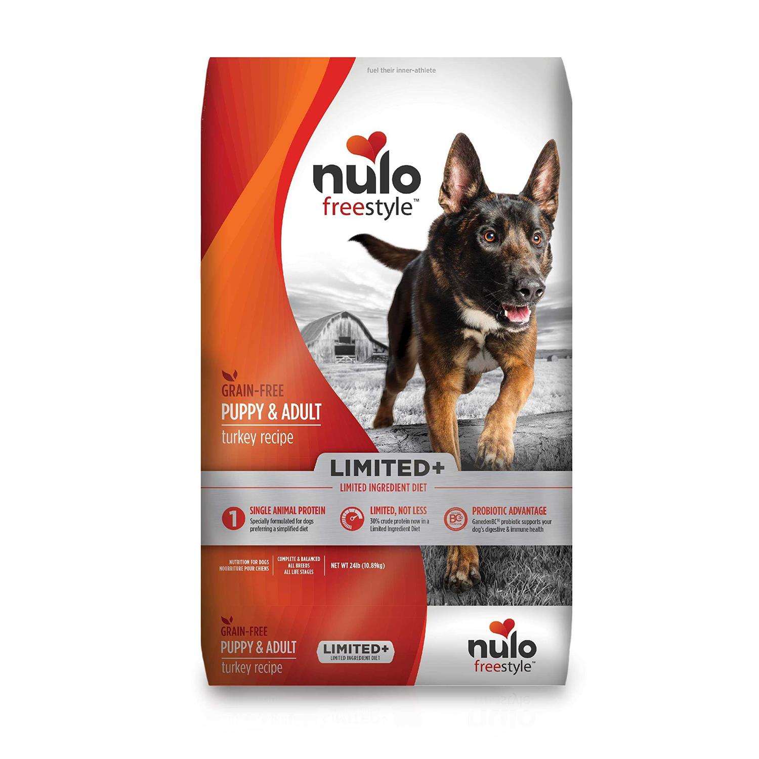 Nulo Freestyle Limited+ Turkey Recipe Grain-Free Puppy & Adult Dry Dog Food - Healthber