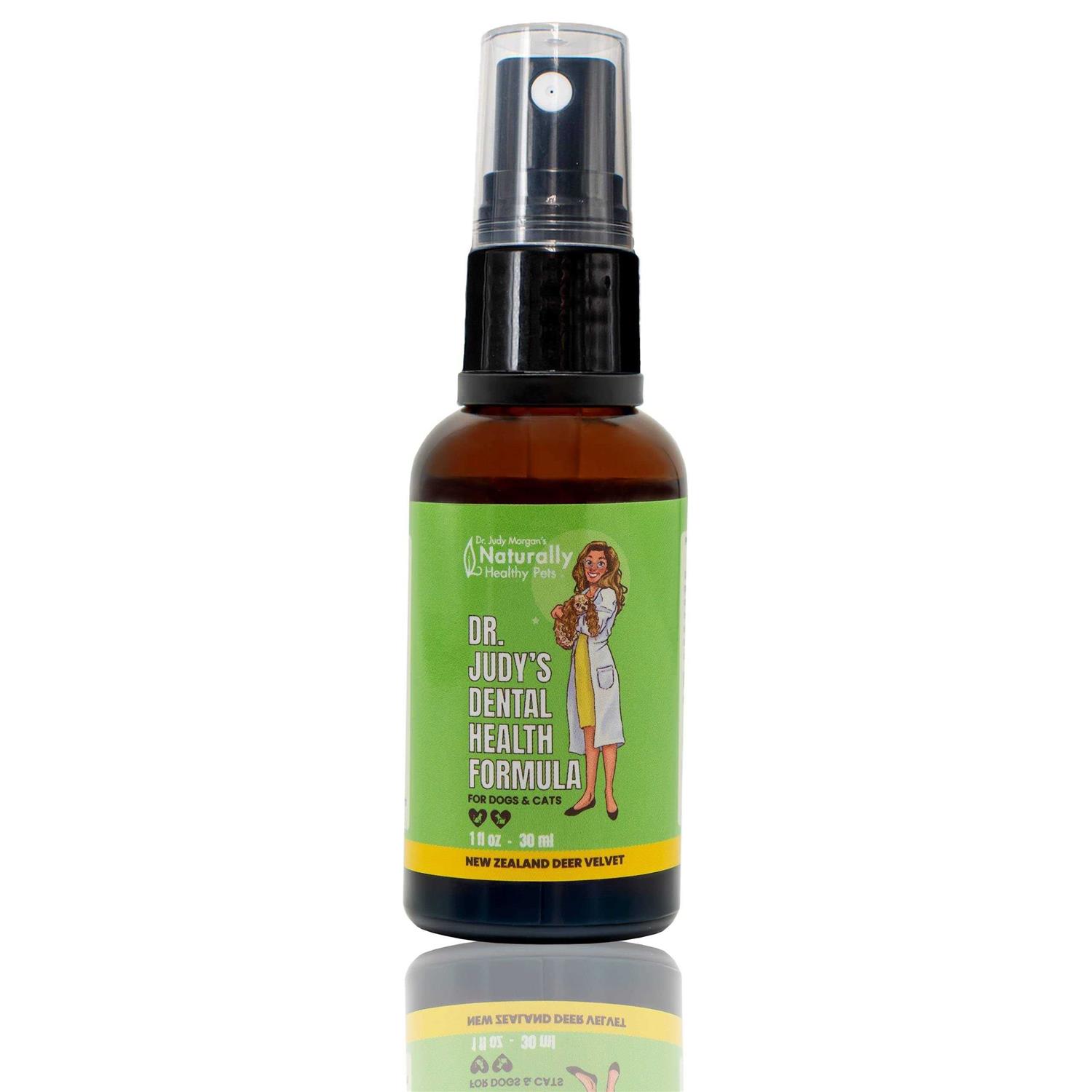 Dr. Judy Morgan’s Dental Health Formula for Dogs & Cats Spray Top - Healthber