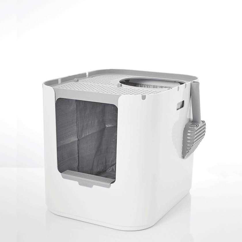 Modkat MKXL103 XL Litter Box, Top-Entry or Front-Entry Configurable - Healthber
