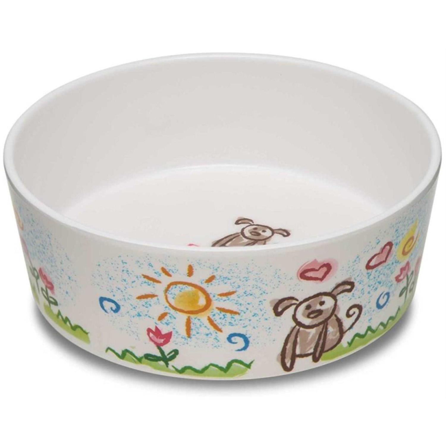 Loving Pets Dolce Moderno Bowl Puppy Forever Design - Healthber