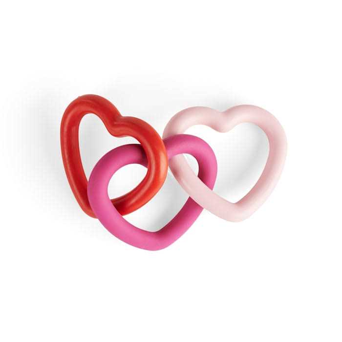 Youly Valentine’s Day Rubber Hearts Toy for Dogs - Healthber