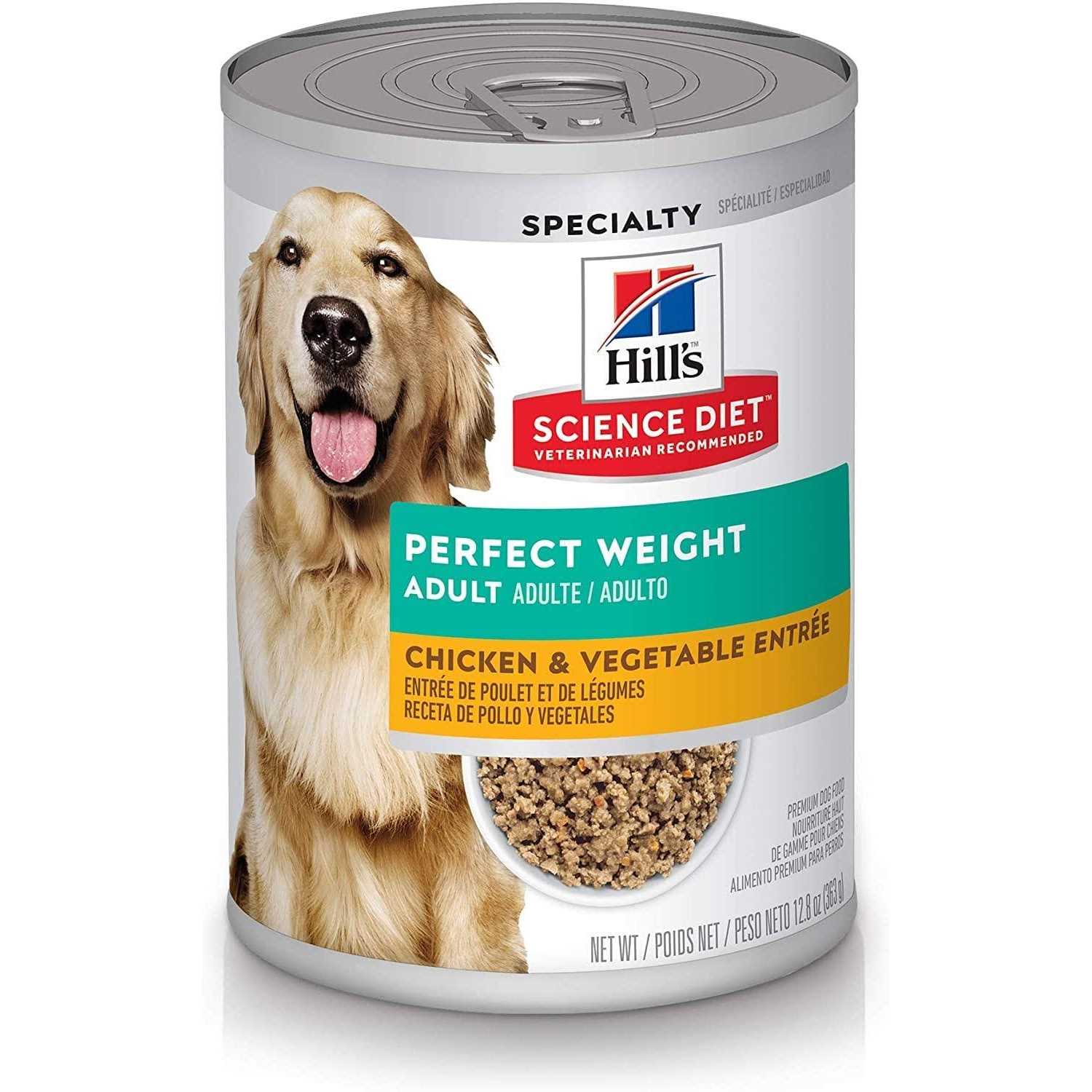 Hill’s Science Diet Adult Perfect Weight Chicken & Vegetable Entree Canned Dog Food - Healthber
