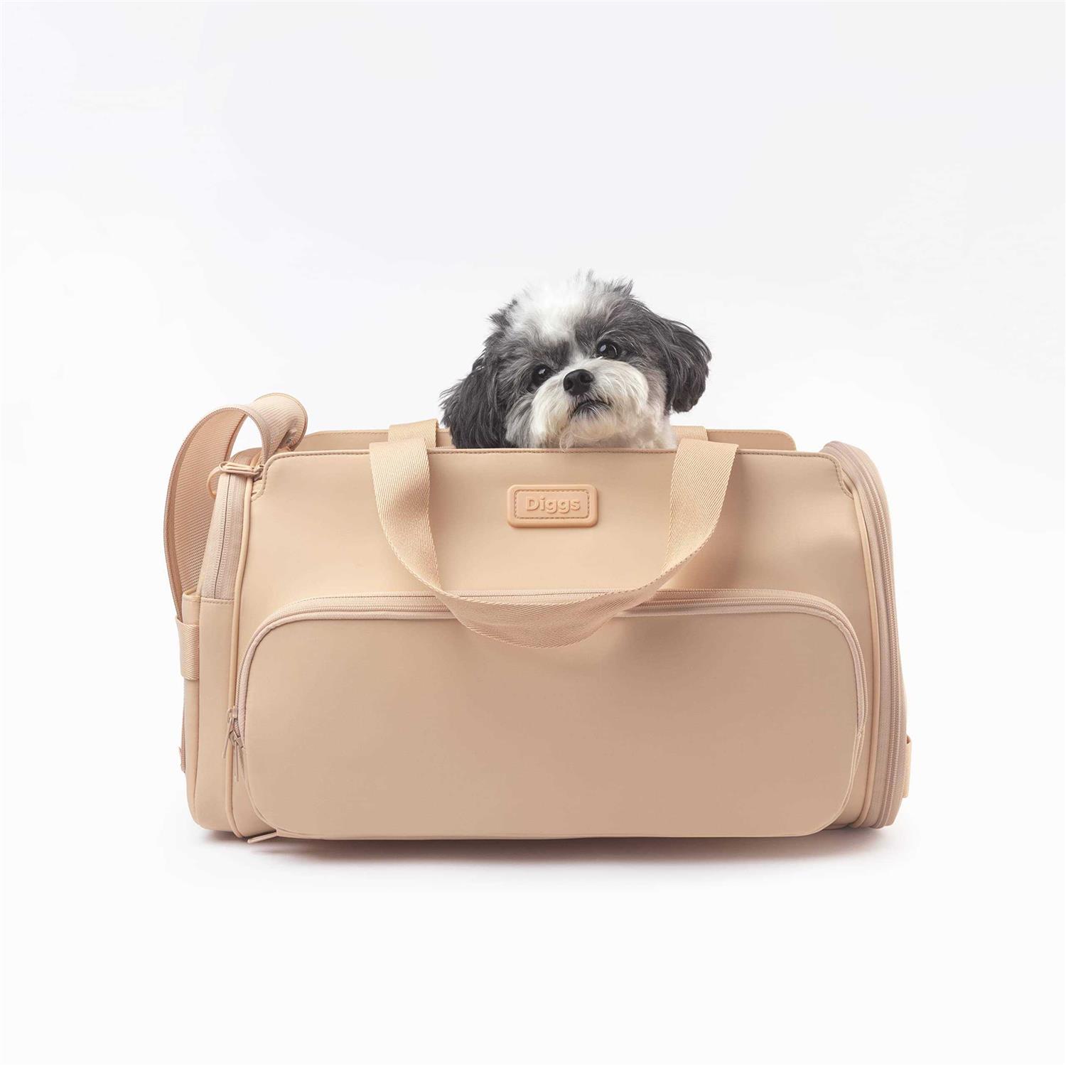 Diggs Travel Pet Carrier for Small Dogs and Cats, Plane, Train, or Car - Healthber