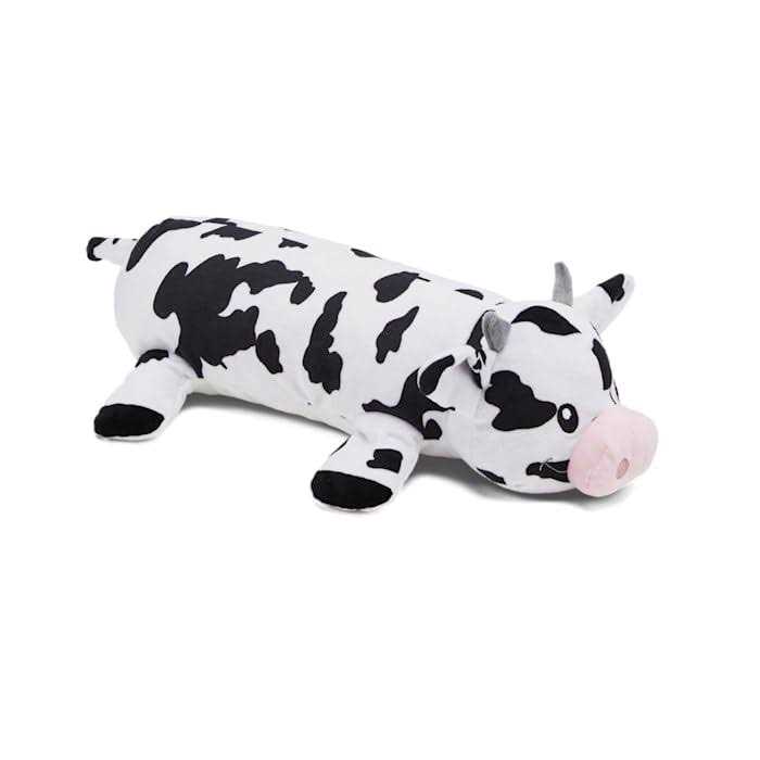 Leaps & Bounds Cow Plush Dog Toy - Healthber