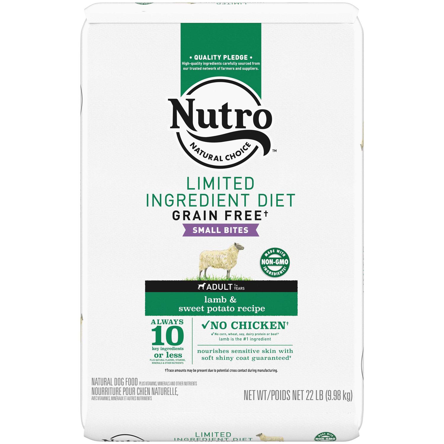 Nutro Limited Ingredient Diet Adult Dry Dog Food Lamb & Sweet Potato - Healthber