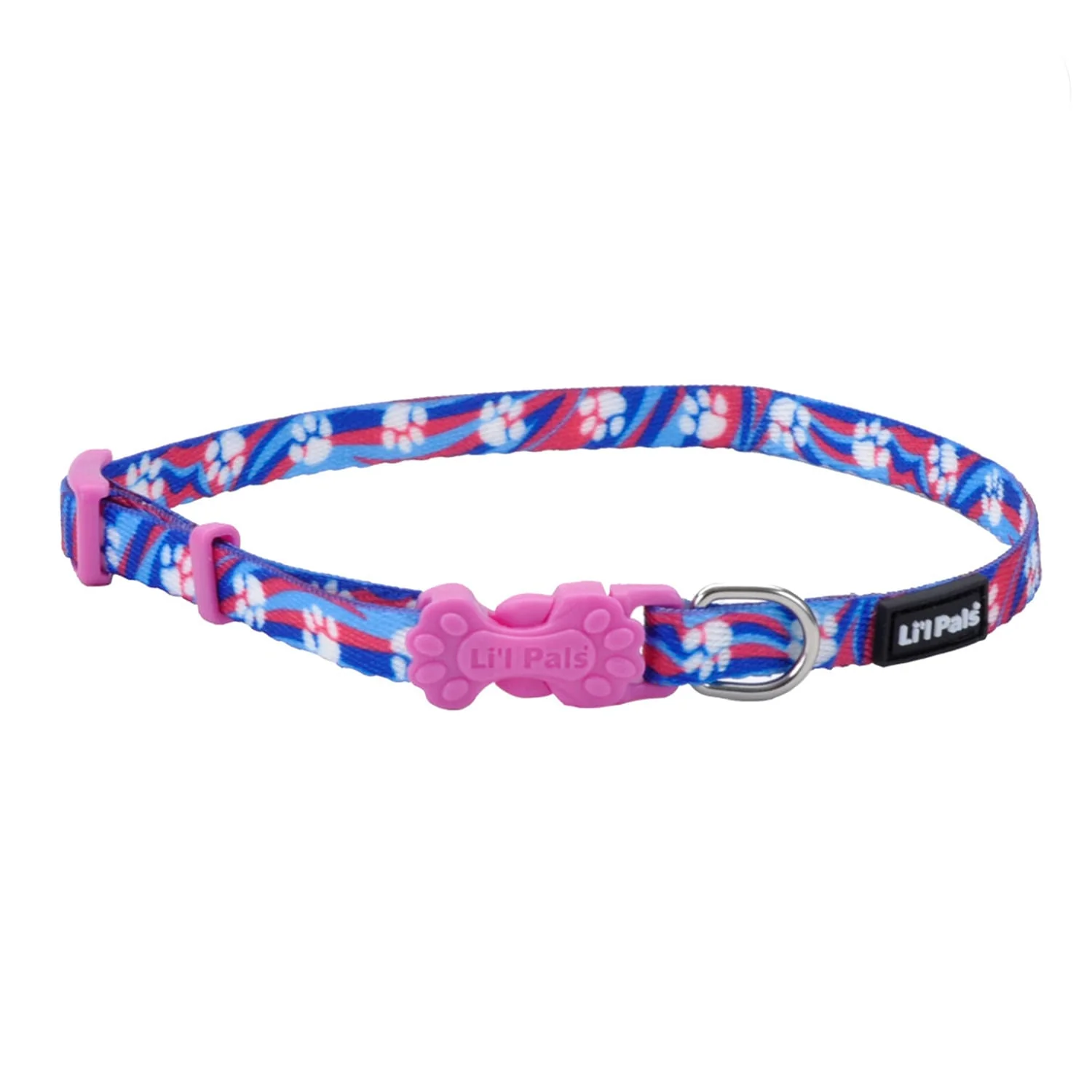 Li'l Pals Adjustable Patterned Dog Collar - Healthber