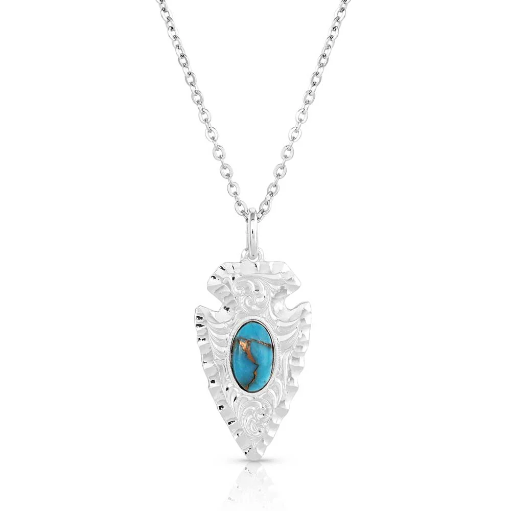Chiseled Arrowhead Turquoise Necklace - Healthber
