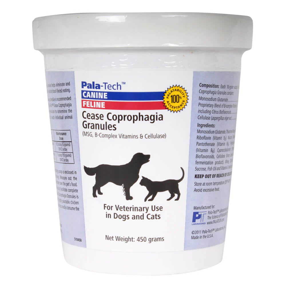 Cease Coprophagia Granules for Dogs and Cats, 450 grams - Healthber