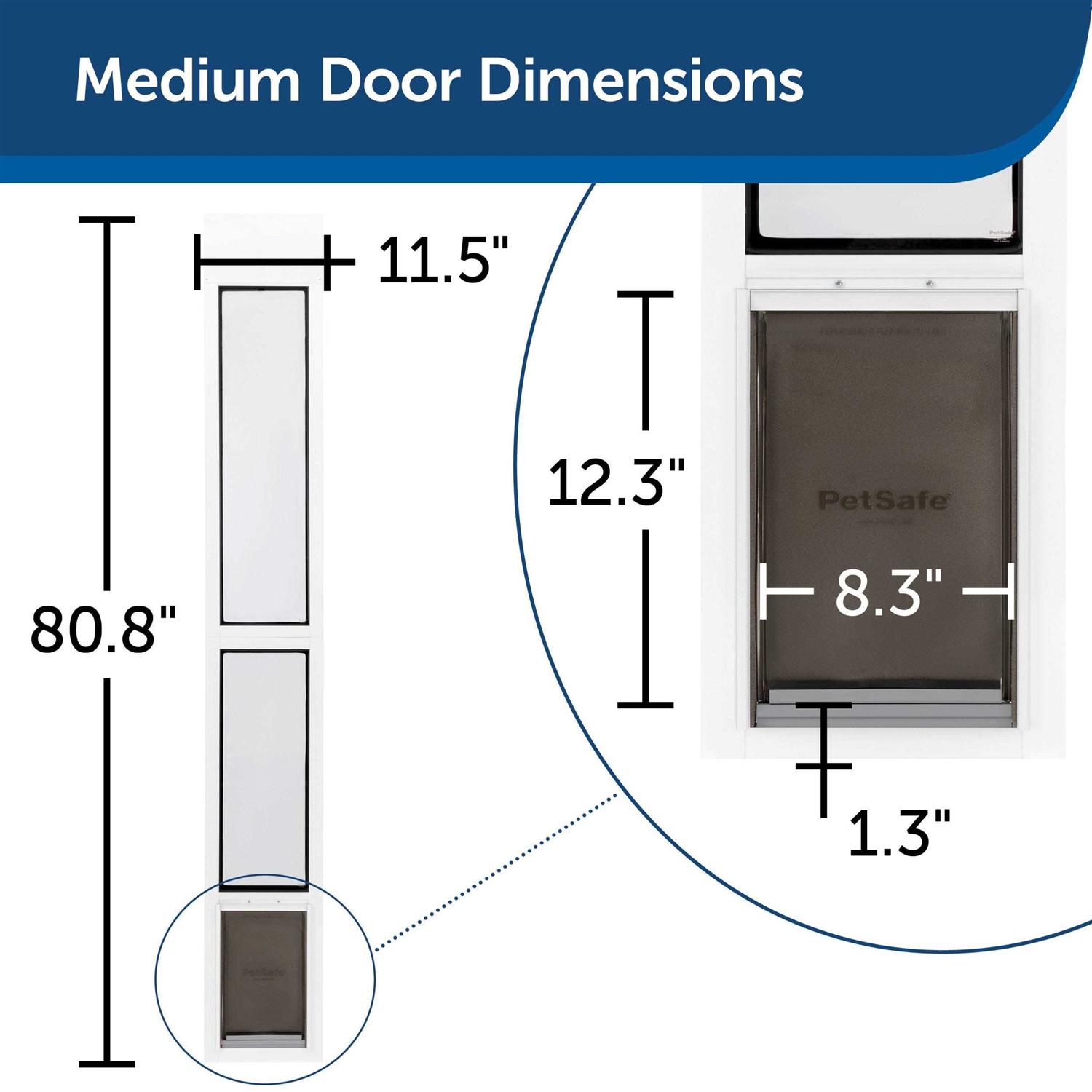 PetSafe Extreme Weather Sliding Glass Pet Door - Healthber