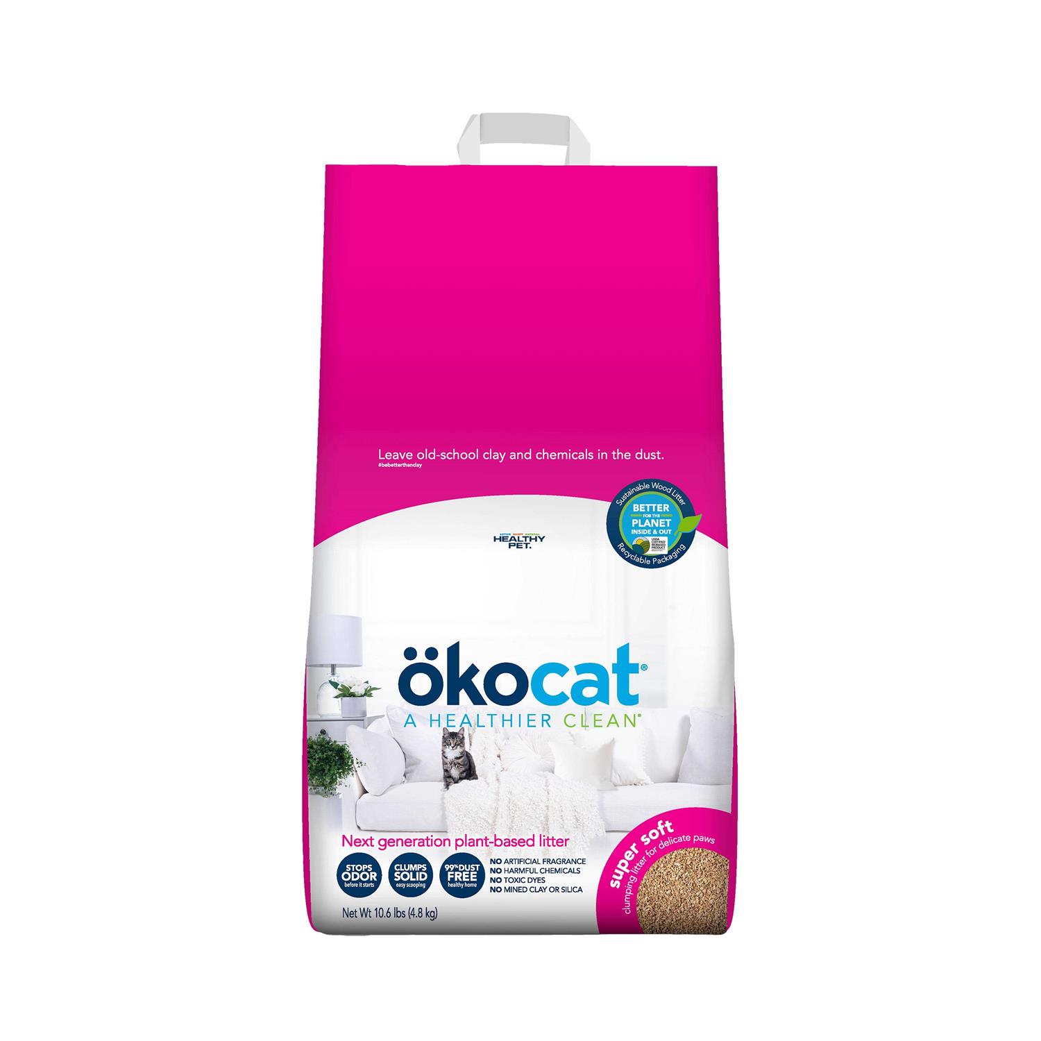 Okocat Super Soft Natural Cat Litter - Healthber