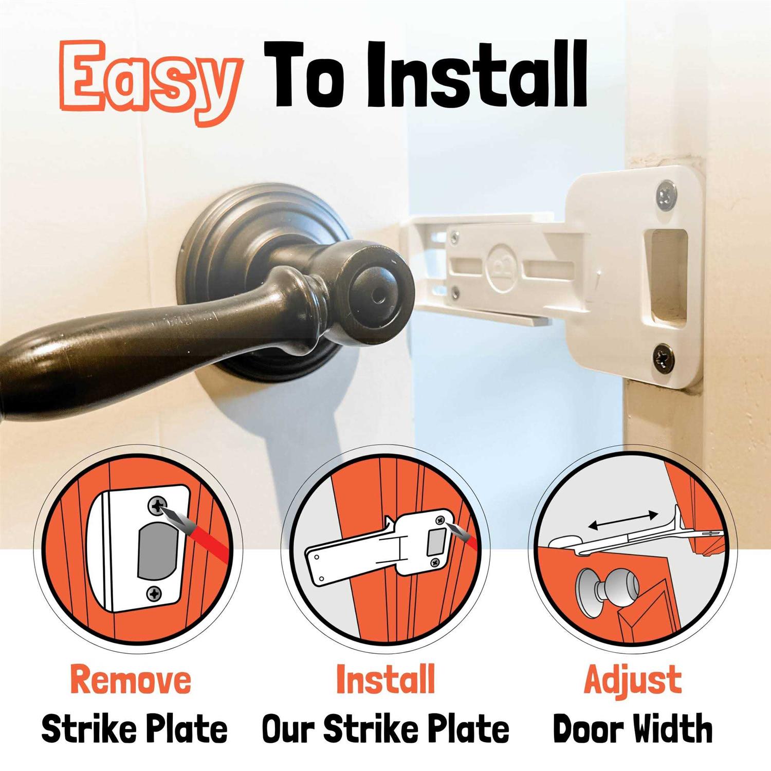 Door Buddy Door Prop for Cats Easiest Cat Door Latch Holder to Keep Interior Door Open for Pets - Healthber