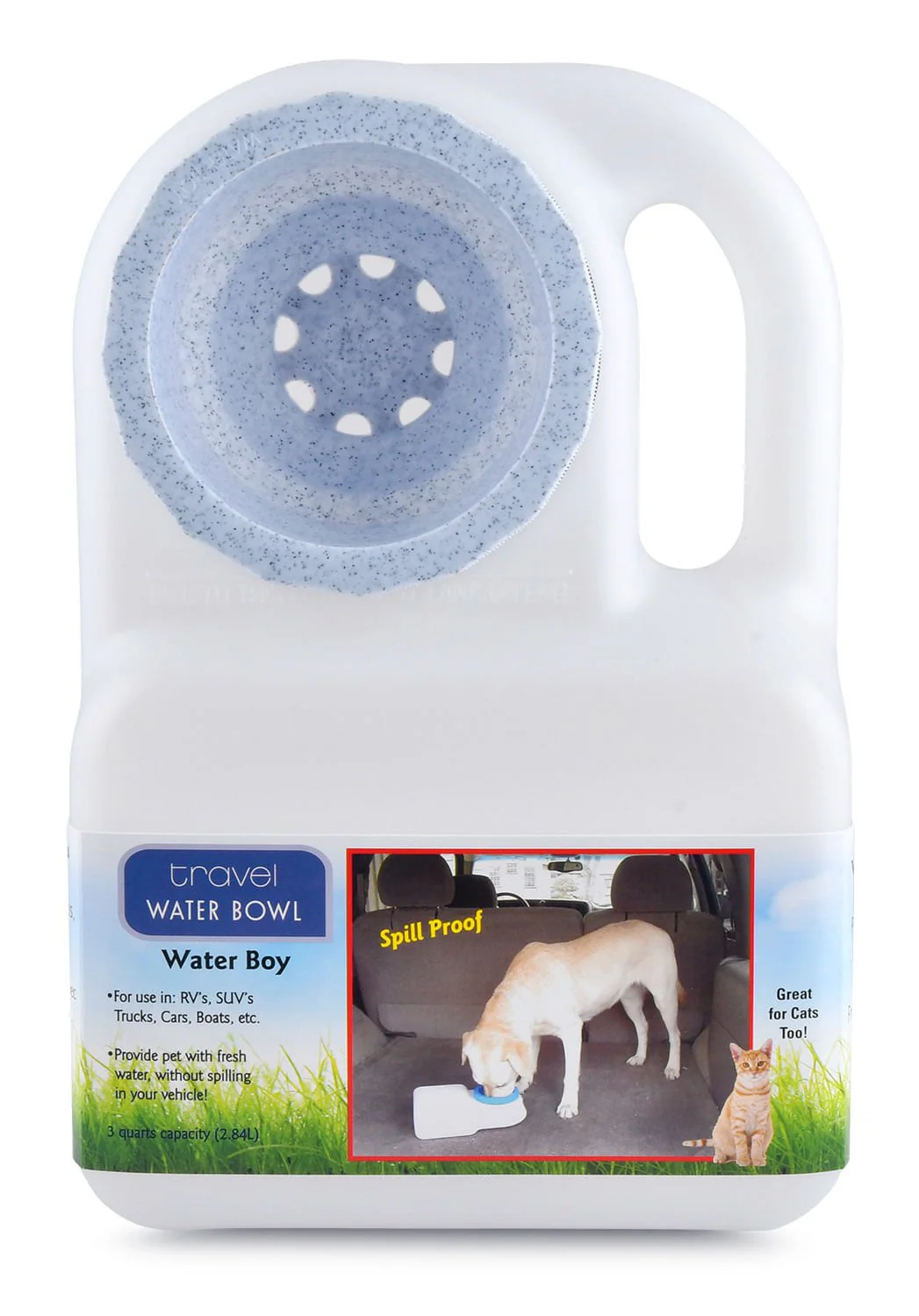 Lixit Waterboy Travel Water Bowl - Healthber