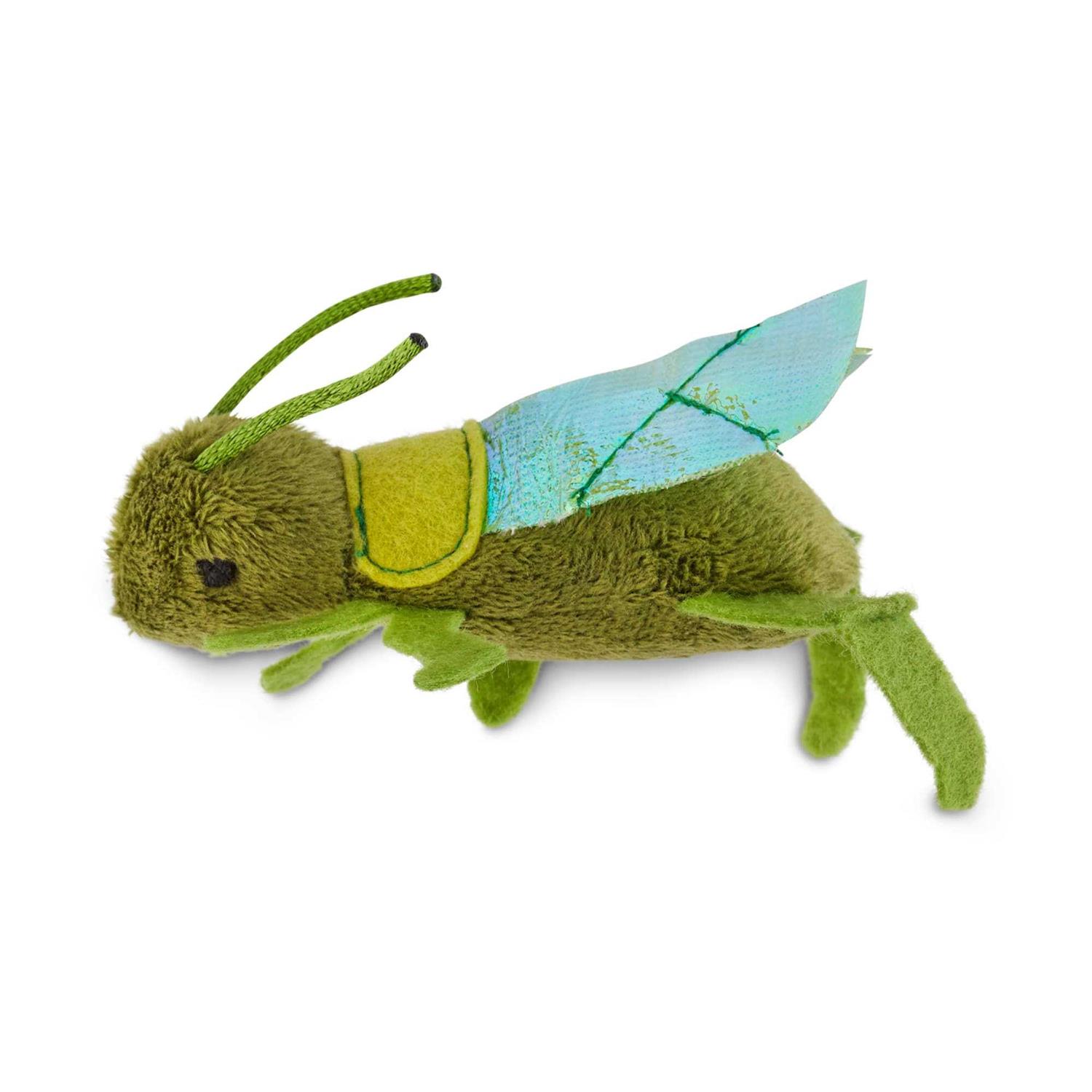 Leaps & Bounds Pounce & Play Chirping Cricket Cat Toy - Healthber