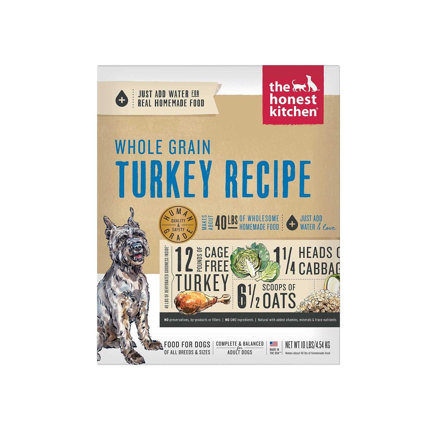 The Honest Kitchen Dehydrated Whole Grain Dog Food Turkey - Healthber