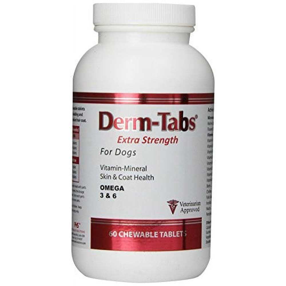 Derm-Tabs Extra Strength for Dogs - Healthber