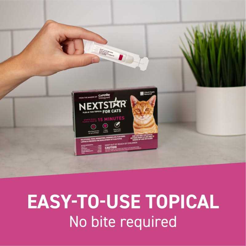Nextstar Flea and Tick Topical for Cats - Healthber