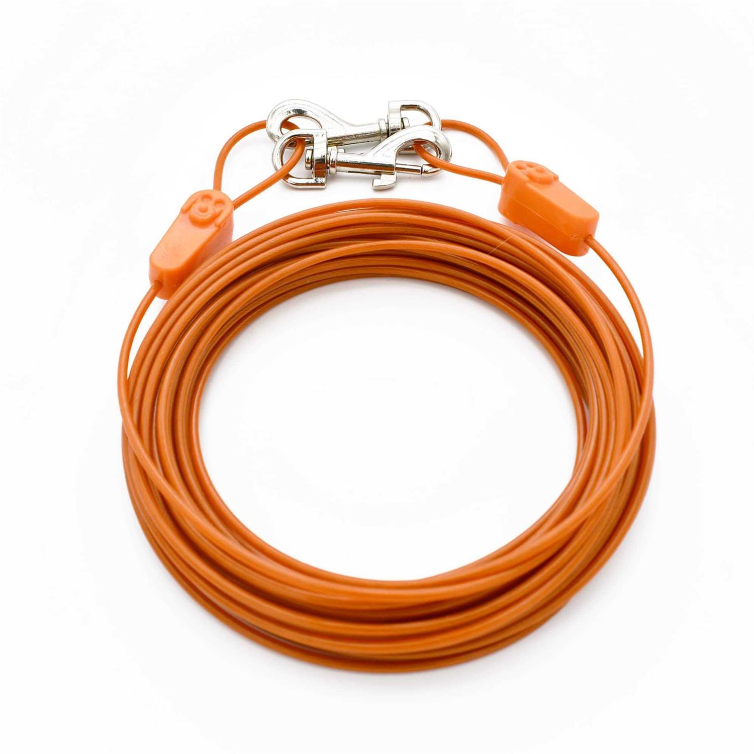 IntelliLeash Tie-Out Cables for Dogs Lengths up to 100 Feet and Breeds of Dogs up to 250 Pounds - Healthber
