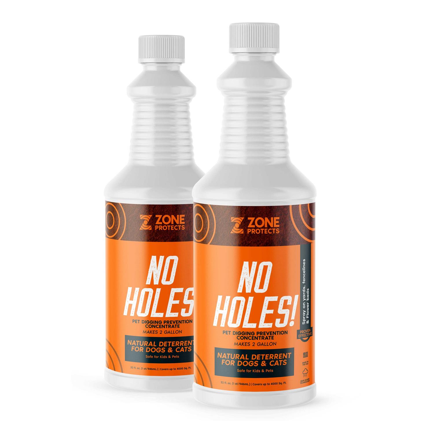 Zone Protects No Holes! Digging Dog Prevention Concentrate Bundle - Healthber