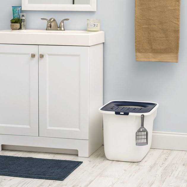 IRIS USA Top Entry Cat Litter Box - Healthber