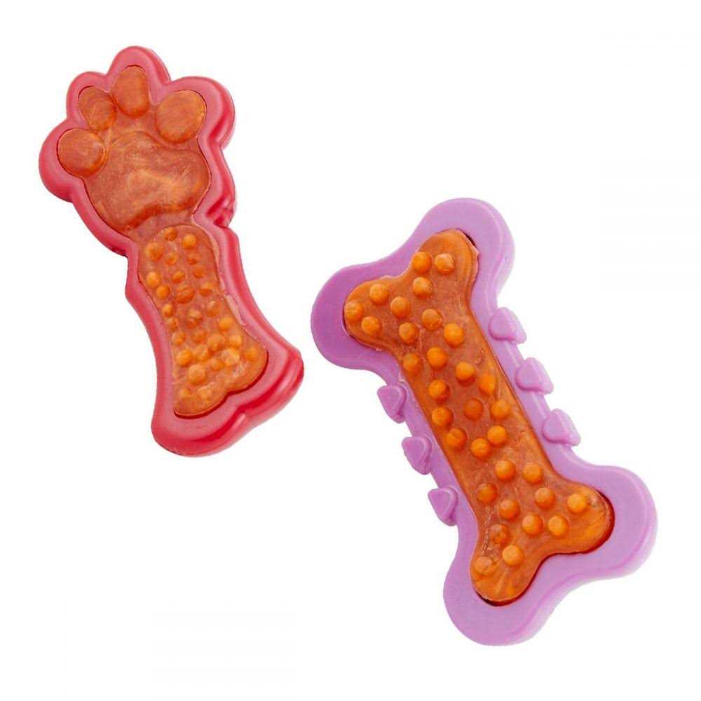 Hartz Chew ‘n Clean Dental Duo Dog Chew Toy Treat - Healthber