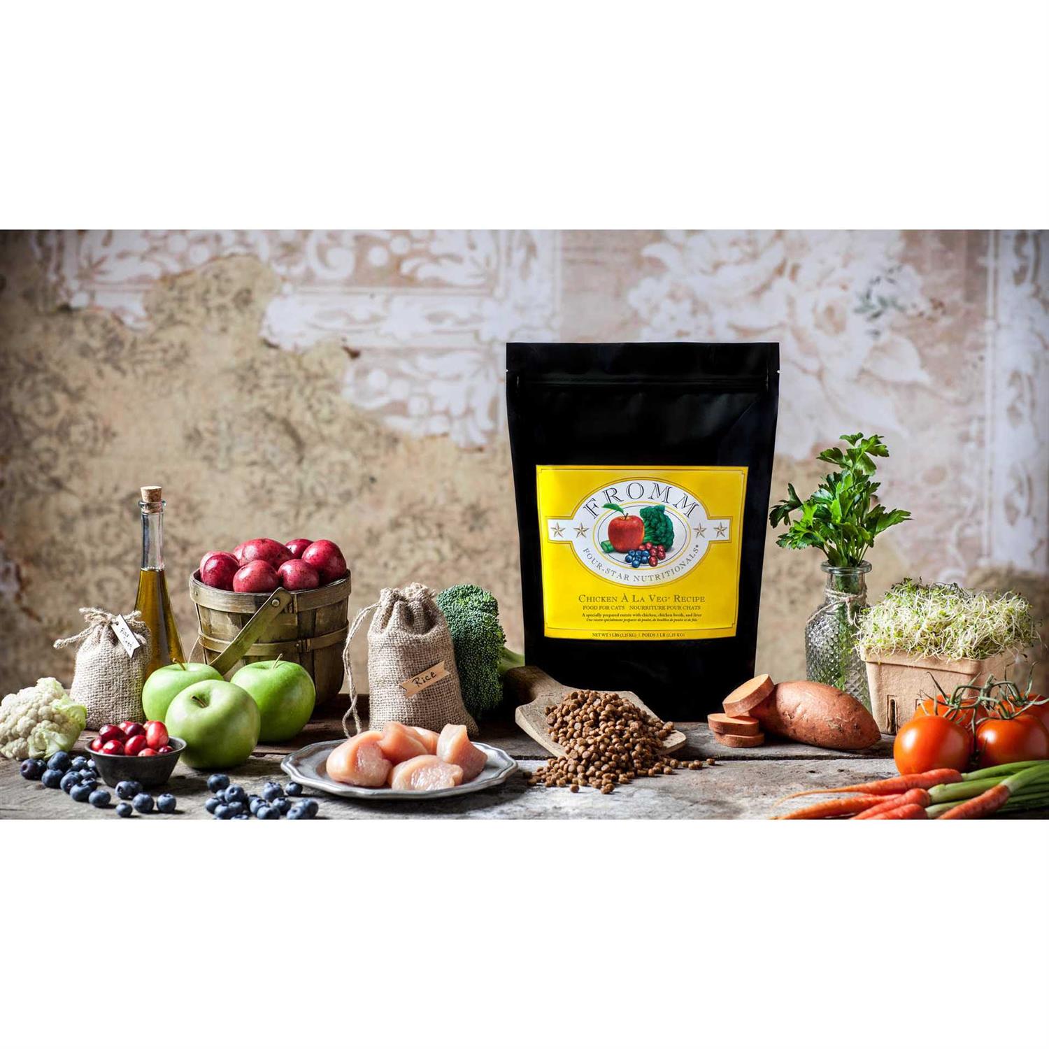 Fromm Four Star Chicken A La Veg Dry Cat Food - Healthber