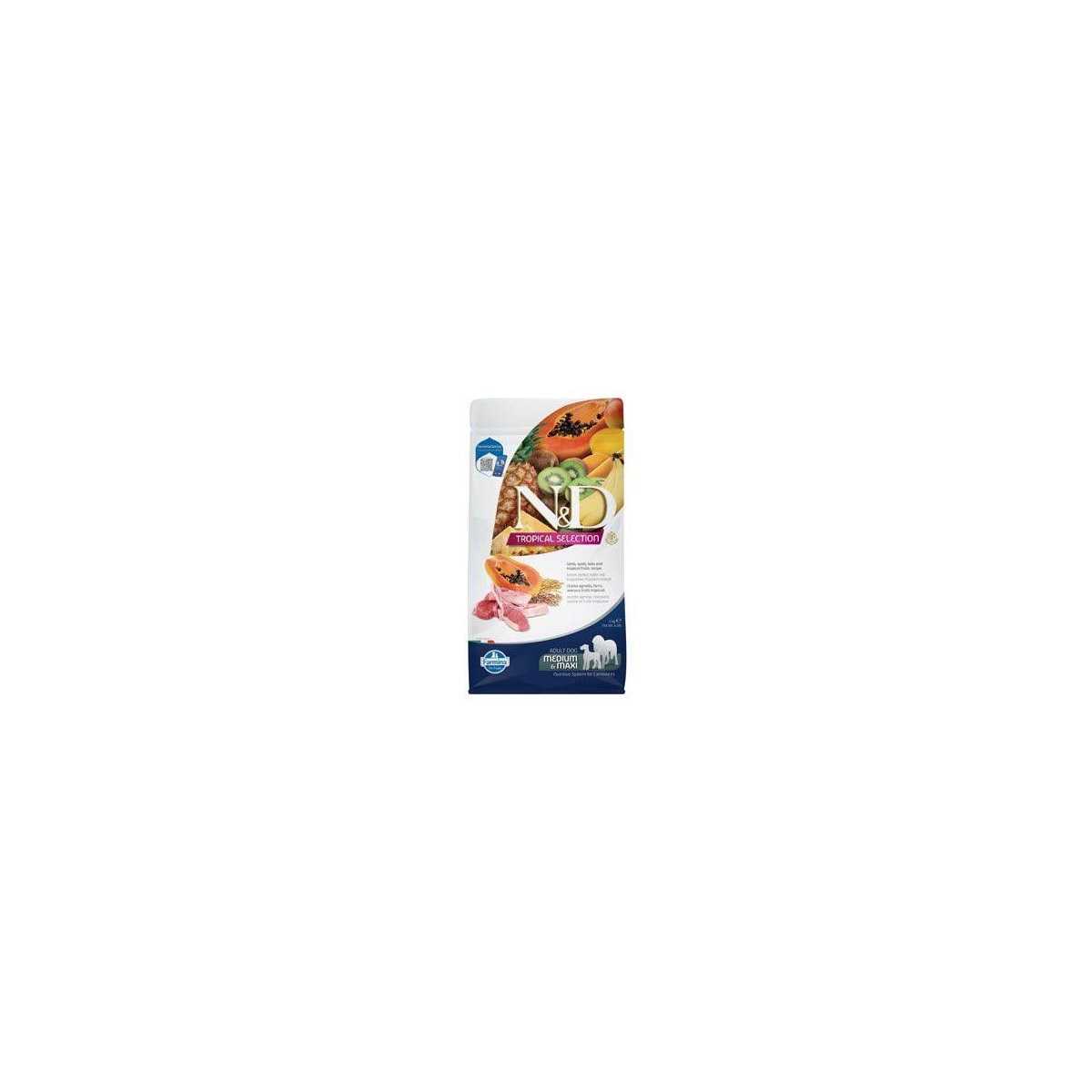 Farmina Lamb Spelt Oats and Tropical Fruits Adult Medium Maxi 4.4 lbs - Healthber