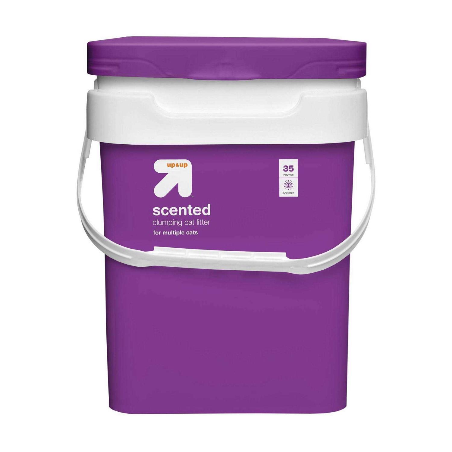 up & up Scented Clumping Cat Litter Pail - Healthber