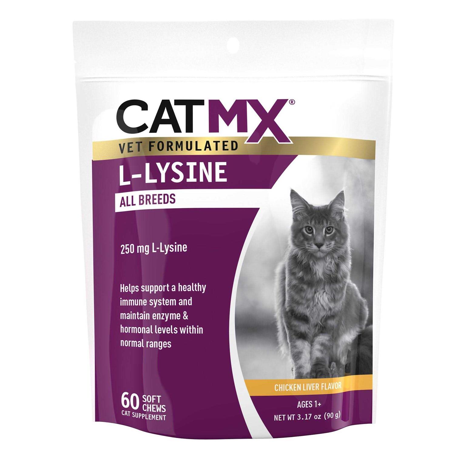 Catmx L-Lysine 60 soft Chews - Healthber
