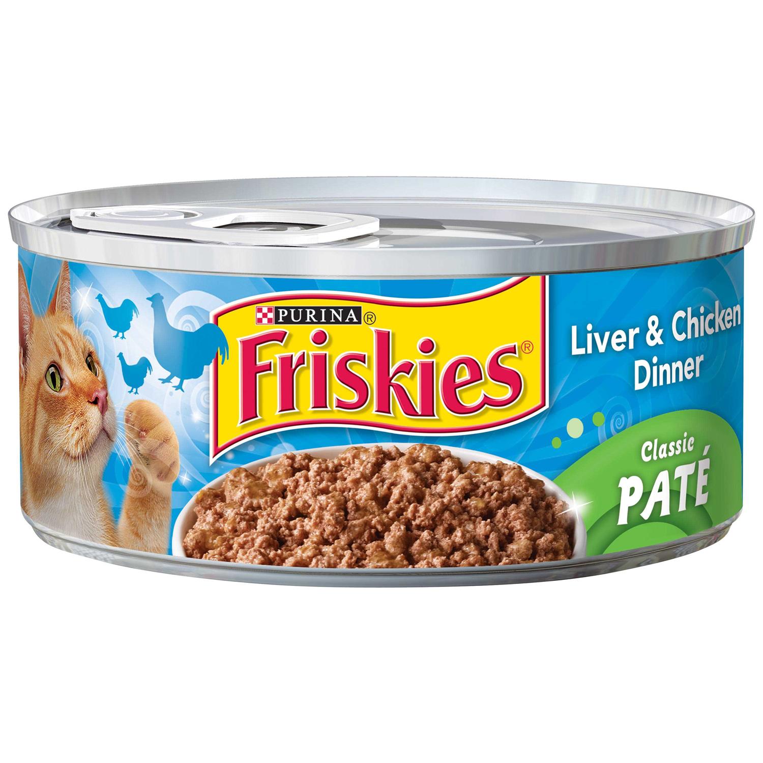 Friskies Liver & Chicken Dinner Pate Wet Cat Food - Healthber