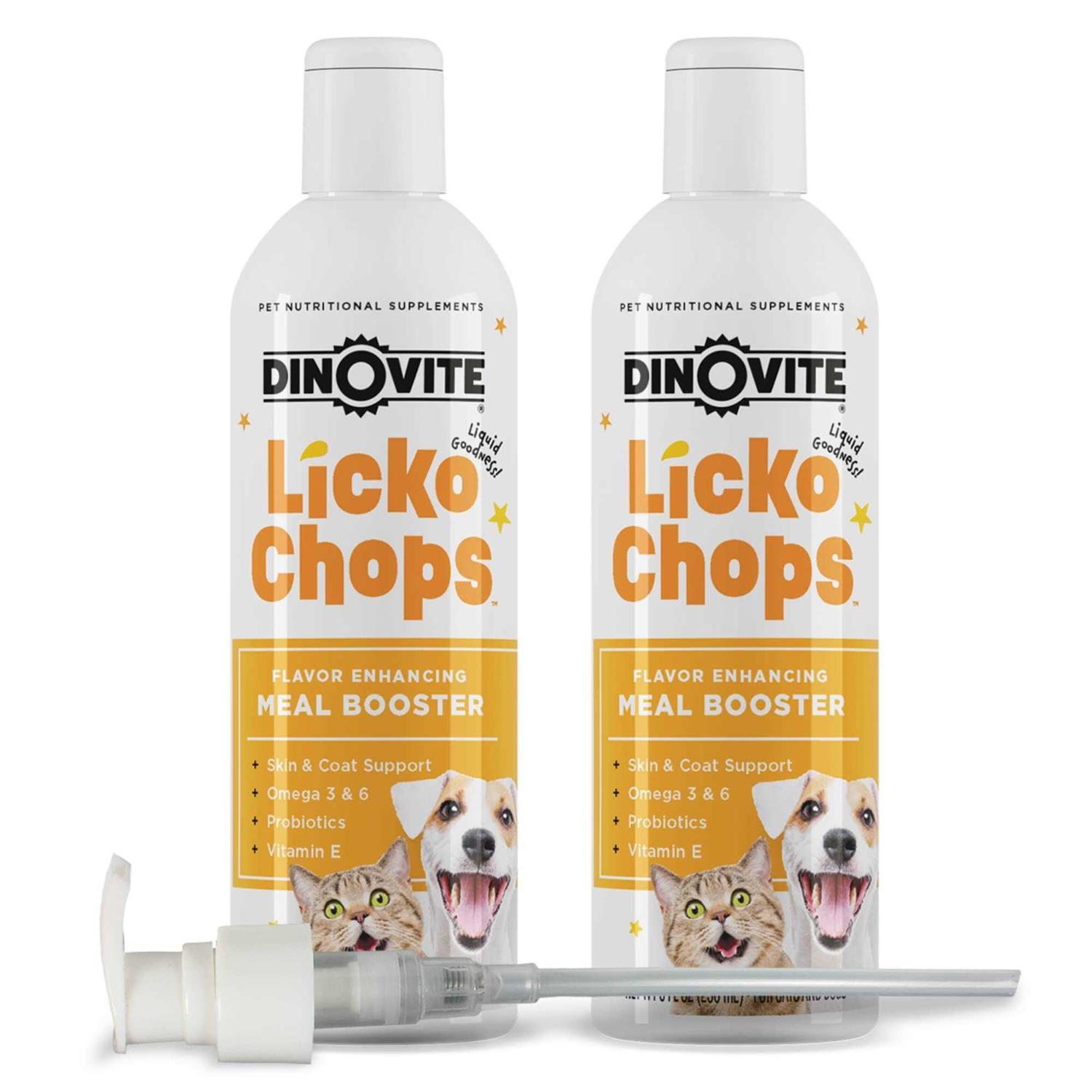 Lickochops Fatty Acid Liquid Supplement for Dogs & Cats - Healthber