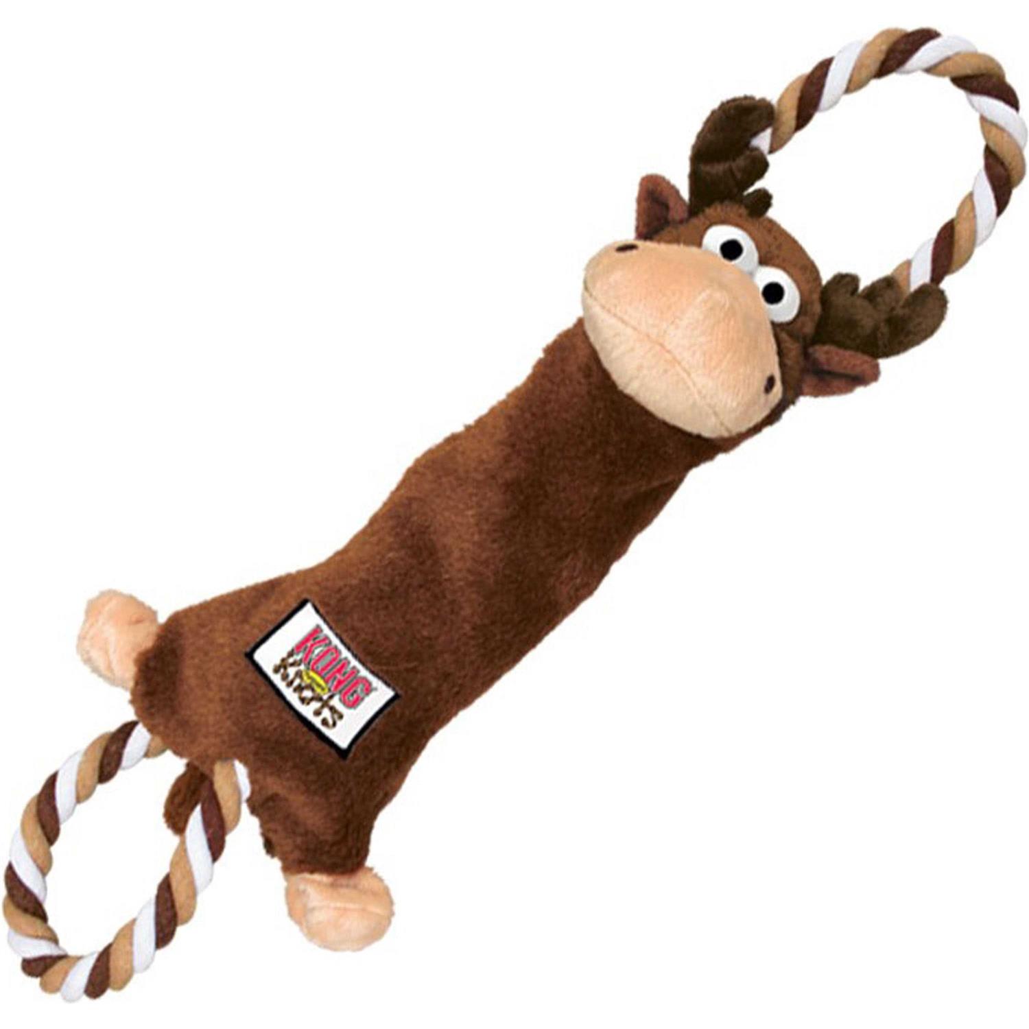 KONG Tugger Knots Moose Dog Toy - Healthber