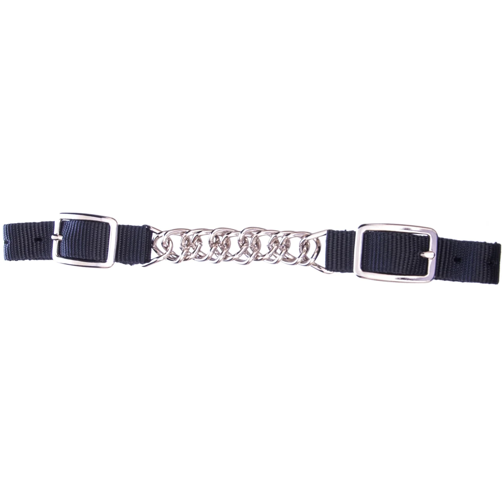 Equine Nylon Curb Strap with Single Chain - Healthber