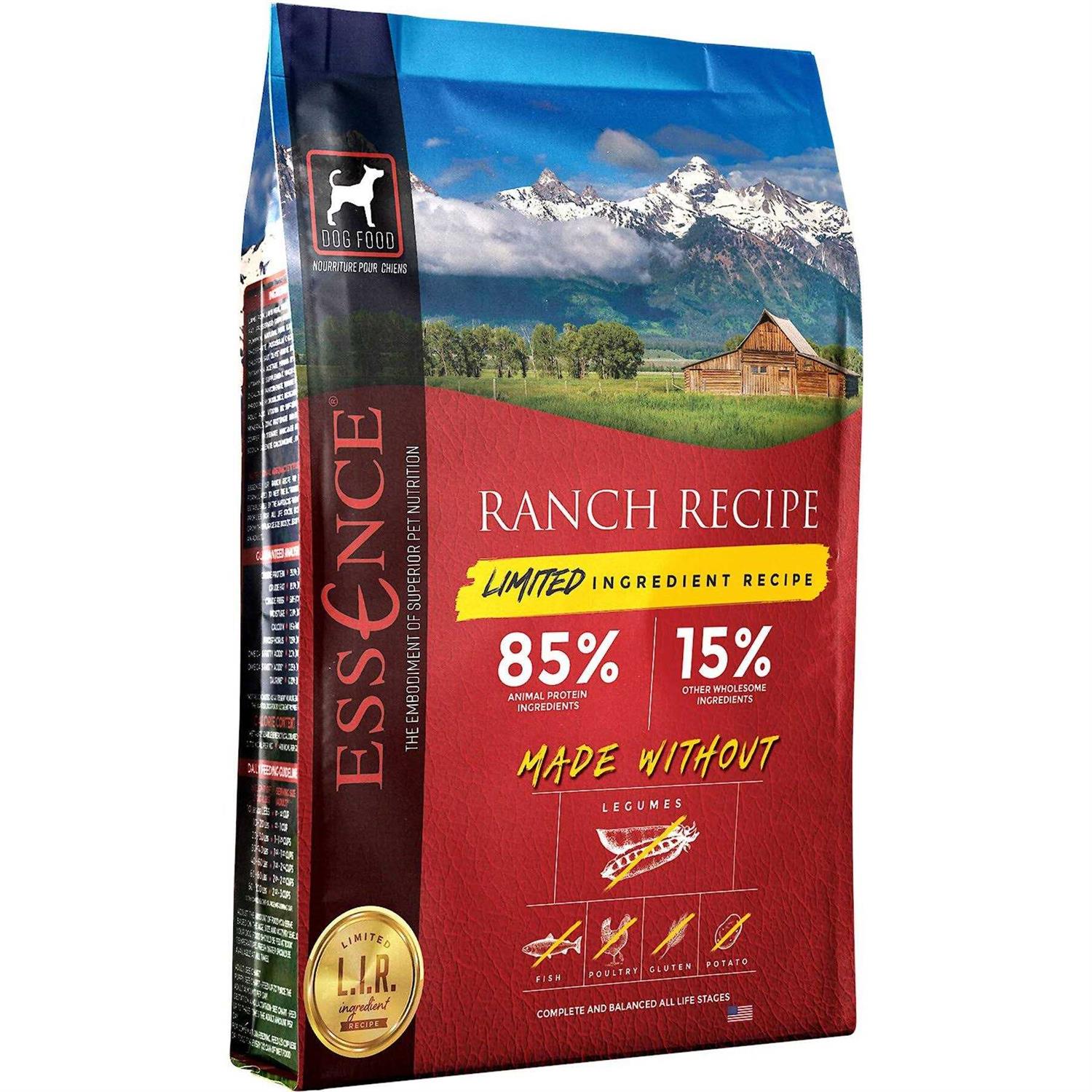 Essence Limited Ingredient Ranch Recipe Dog Dry Food - Healthber